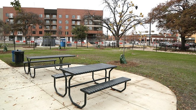 The renovation of Maverick Park, 1000 Broadway, is expected to be completed in early spring 2021. - BEN OLIVO / SA HERON