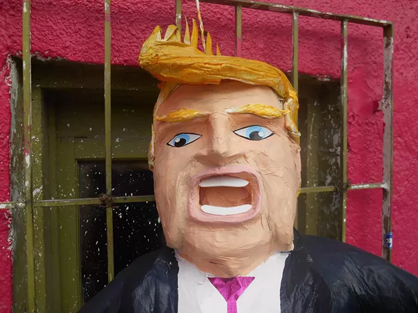 An original Trump pinata from Pinateria Ramirez. - PINATERIA RAMIREZ/FACEBOOK