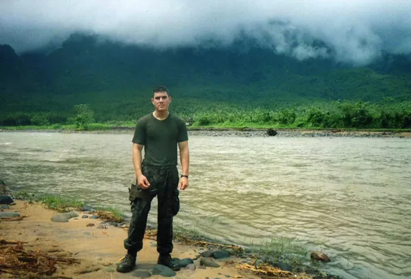 After joining the U.S. Marine Corps, Castañeda was deployed to Iraq in 2007 with the 2nd Battalion 5th Marines Scout Sniper Platoon. - COURTESY MARIA ESPARZA