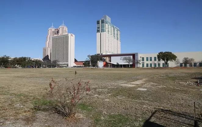The site of the future Civic Park at Hemisfair. - BEN OLIVO / SA HERON