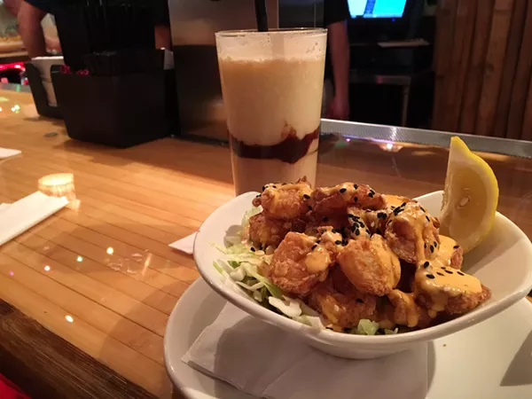 Lava Lava Shrimp and the Chocolate Banana Colada - JESSICA ELIZARRARAS