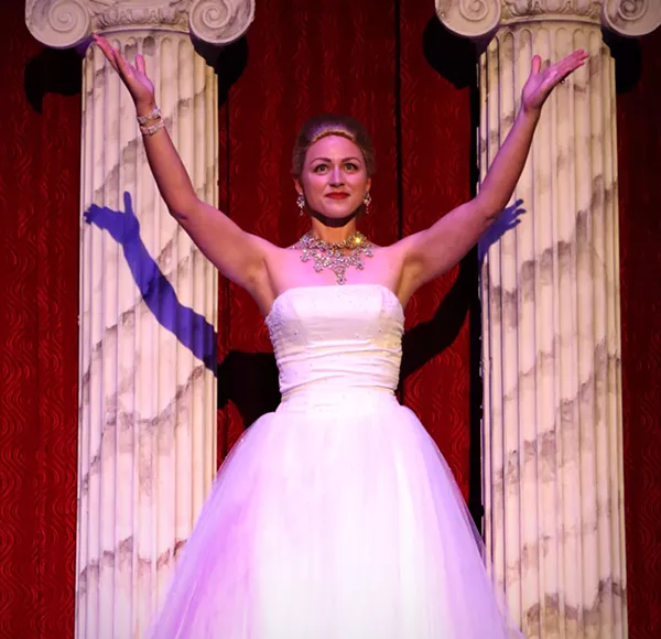 LAUREN WERTZ-JAMES STARS AS EVITA IN THE WOODLAWN'S PRODUCTION OF EVITA