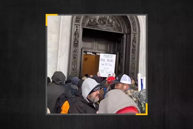 Screenshot from a video shared by Kevin Whitt, a staffer and field organizer fired by the Republican Party of Texas. - SCREENSHOT / TEXAS TRIBUNE