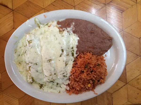 The Enchiladas Verdes