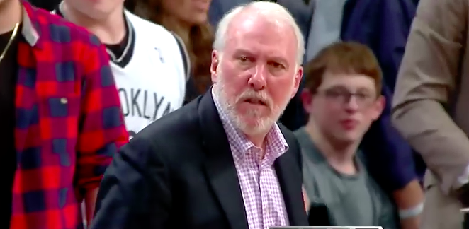 Gregg Popovich - YOUTUBE SCREENSHOT