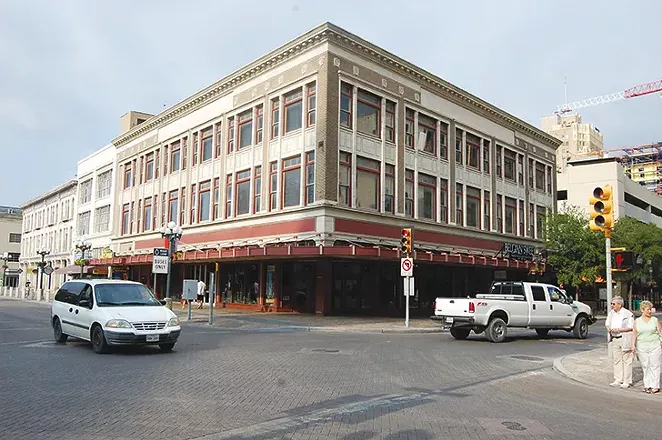 The Woolworth building, which overlooks Alamo Plaza, is considered a significant civil-rights landmark. - MICHAEL MARKS