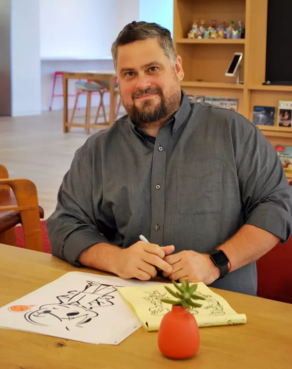 Briggs got his start working on Disney movies including Hercules and Mulan. - COURTESY OF PAUL BRIGGS