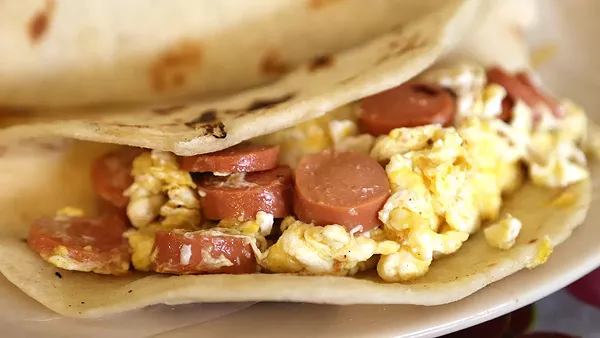 "Wini and egg" at Lupita's No. 2, 544 New Laredo Highway. - BEN OLIVO