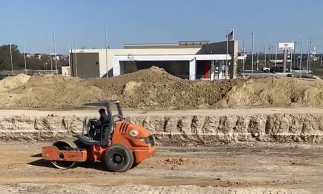 Construction on the new Leon Springs Chick-fil-A location began last week. - INSTAGRAM / CFALEONSPRINGS