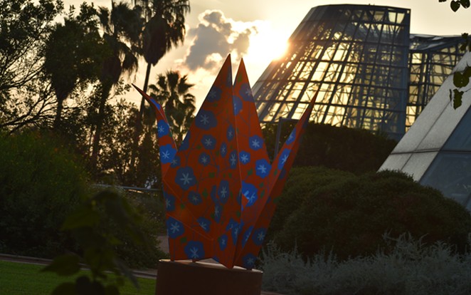 “OrigamiintheGarden²" will be on view at the Botanical Garden through May 1. - COURTESY OF THE SAN ANTONIO BOTANICAL GARDEN