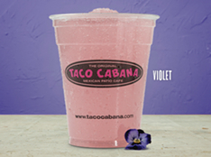 Taco Cabana's new Violet margarita. - PHOTO COURTESY TACO CABANA