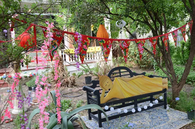 ‘The Reclining Buddha Contemplates Callaghan Avenue’ (127 Callaghan Ave.) - BRYAN RINDFUSS
