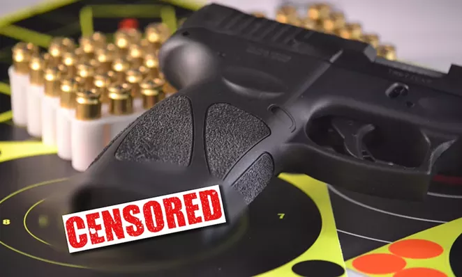 “What could be more American that guns and masturbation with an artificial vulva?” U.S. Rep. Chip Roy said. - PHOTO MANIPULATION / ORIGINAL IMAGE: UNSPLASH / BO HARVEY