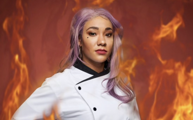 San Antonio chef Mary Lou Davis is a finalist in the current season of FOX-TV's cooking contest Hell's Kitchen. - PHOTO COURTESY MARY LOU DAVIS