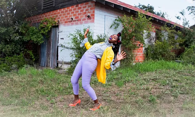 Trulei Versatile, It's Expected, still from video performance, 2019. - COURTESY OF UTSA