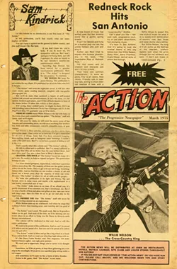 A page from a 1975 issue of Action Magazine. - SAM KINDRICK COLLECTION, THE WITTLIFF COLLECTIONS