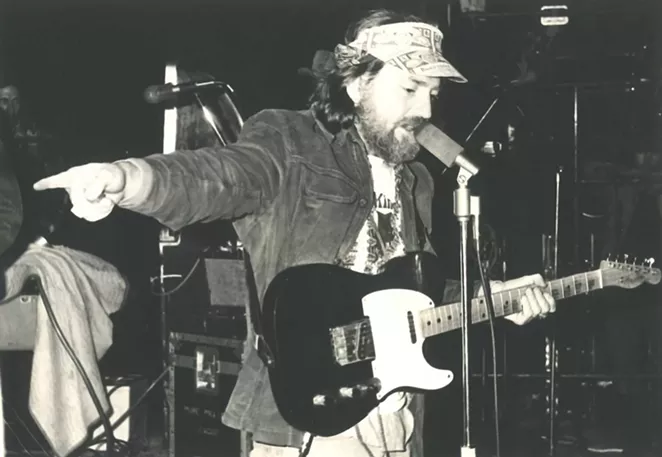 When Willie Nelson returned to Texas, he started a weekly residency at Floore's Country Store. - SAM KINDRICK COLLECTION, THE WITTLIFF COLLECTIONS
