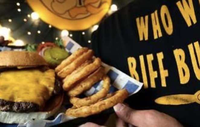 Biff Buzby’s Burgers will offer its signature quarter-pounder for $2.22 Saturday. - INSTAGRAM / BIFFBUZBYS