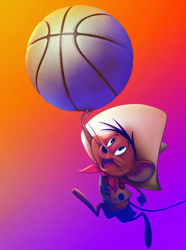 Gabriel "Fluffy" Iglesias is the voice behind Speedy Gonzales in the new Space Jam sequel. - WARNER BROS.