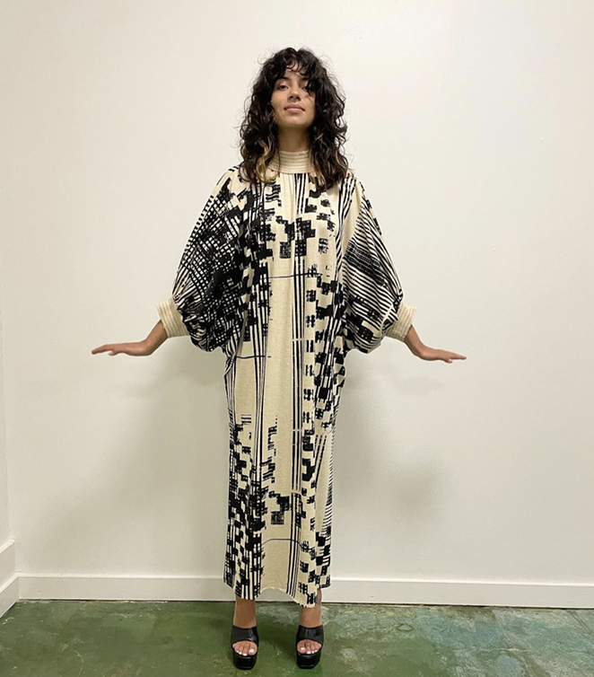 San Antonio-based designer Angelina Mata hosts weeklong luxury pop-up shop in Southtown. - INSTAGRAM / SONSUZSTYLE
