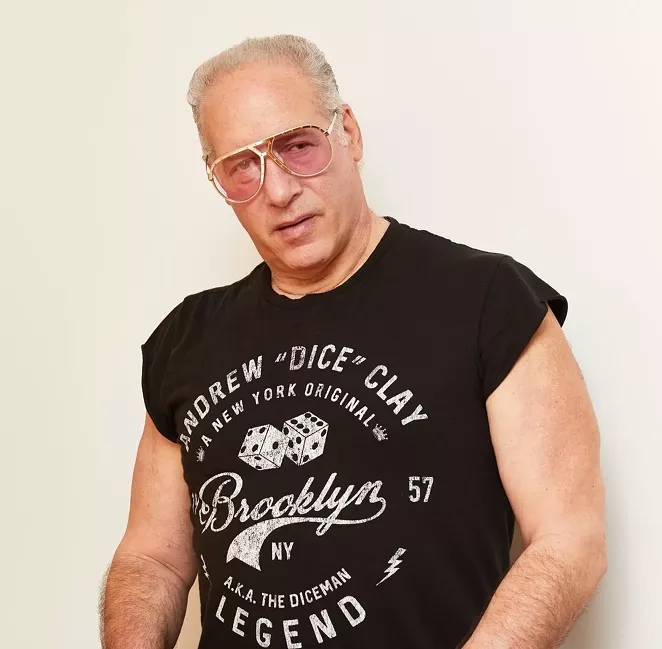 Comedian Andrew Dice Clay will perform at the AT&T Center's Terrace Club on August 12-13. - COURTESY PHOTO / ANDREW DICE CLAY