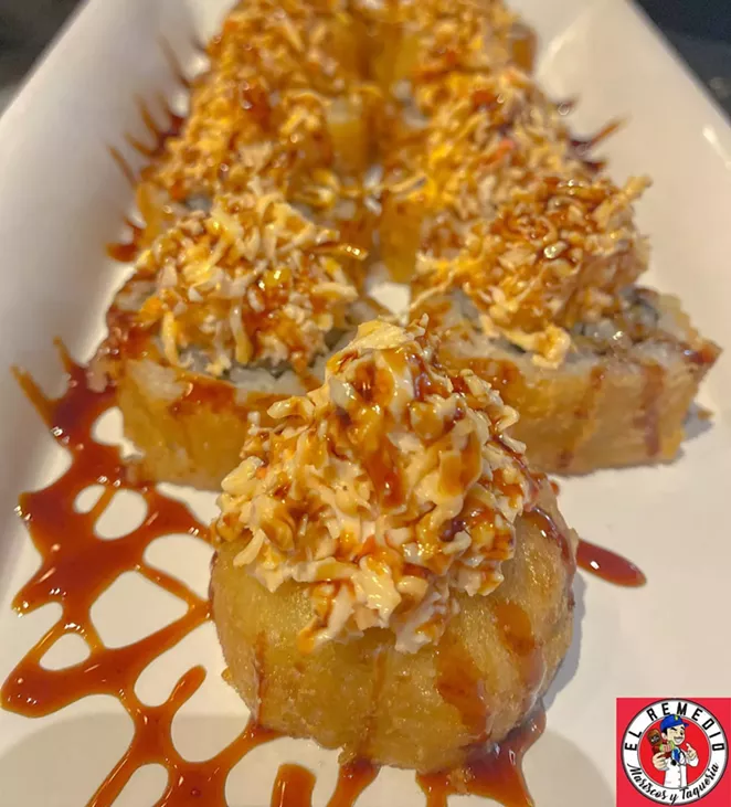 SA-based birria and mariscos spot El Remedio will soon debut a mobile Sinaloa-style sushi concept. - FACEBOOK / EL REMEDIO SA