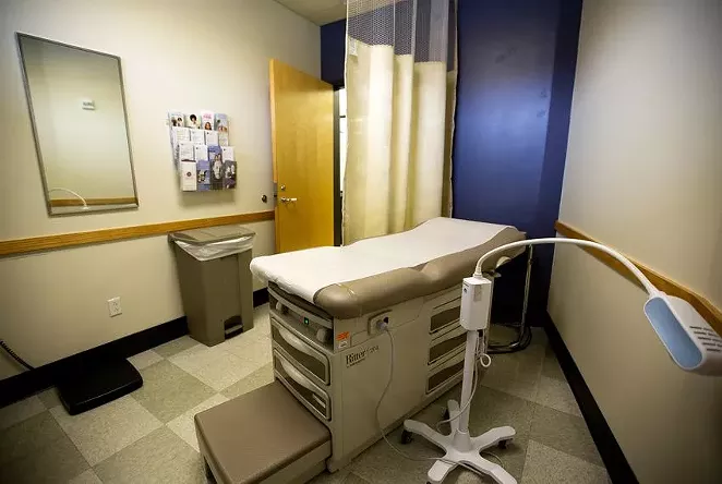A Planned Parenthood examination room in Austin on Jan. 14, 2020. - TEXAS TRIBUNE / EDDIE GASPAR