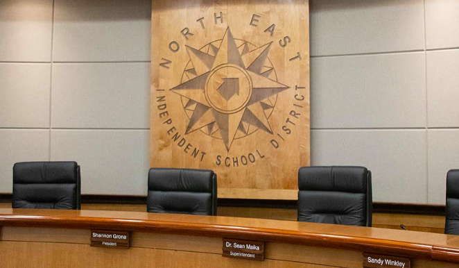 NEISD's board voted to require masks on its campuses after hearing from 100 speakers at a Thursday emergency meeting. - FACEBOOK / NORTH EAST ISD