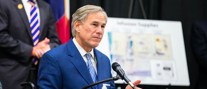 Amid his fight against mask mandates, Gov. Greg Abbott tested positive for COVID-19 this week. - COURTESY PHOTO / TEXAS GOVERNOR'S OFFICE