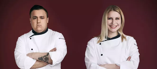 SA native Antonio Ruiz (L) and Emilie Hersh compete on Fox’s Hell’s Kitchen: Young Guns. - COURTESY ANTONIO RUIZ AND EMILIE HERSH