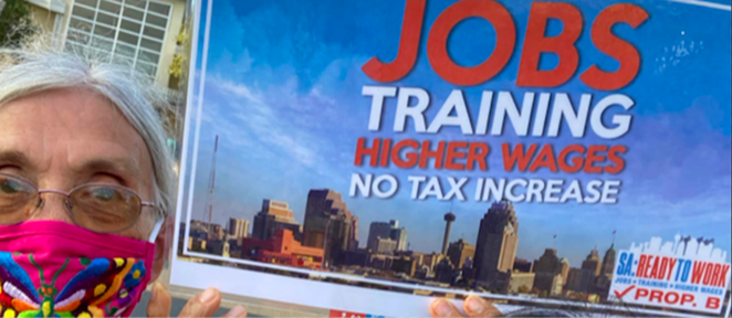 Community groups including COPS/Metro Alliance pushed for the passage of SA Ready to Work last year but pushed back after the city proposed hiring dozens of new staffers to run it. - FACEBOOK / COPS/METRO ALLIANCE