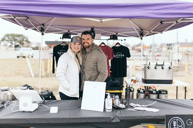 Rachel (left) and Mike Voeller of Gather Brewing Co. - COURTESY PHOTO / GATHER BREWING