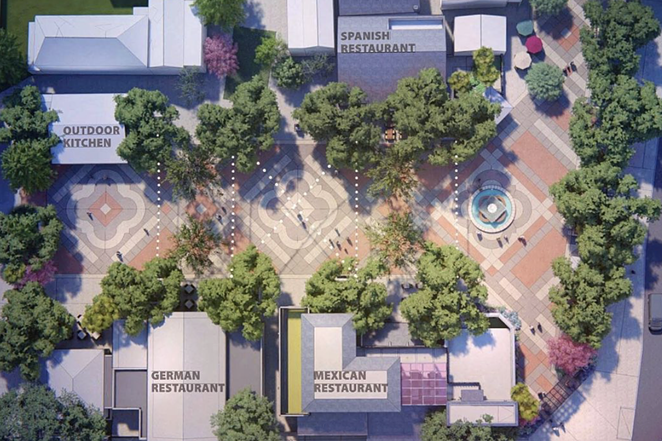 Renderings from landscape architecture firm MP Studio show future La Villita plans. - INSTAGRAM / MPSTUD.IO