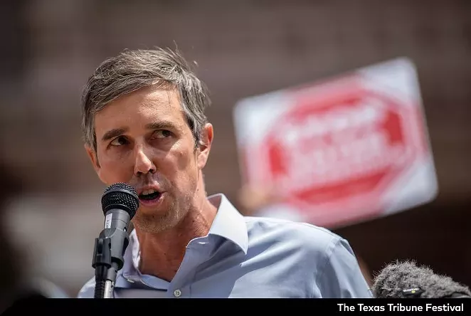 Beto O’Rourke’s interview was part of the 2021 Texas Tribune Festival. - TEXAS TRIBUNE / MONTINIQUE MONROE