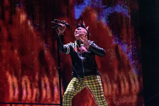 Tool singer Maynard James Keenan performs at the AT&T Center in 2019. - JAIME MONZON