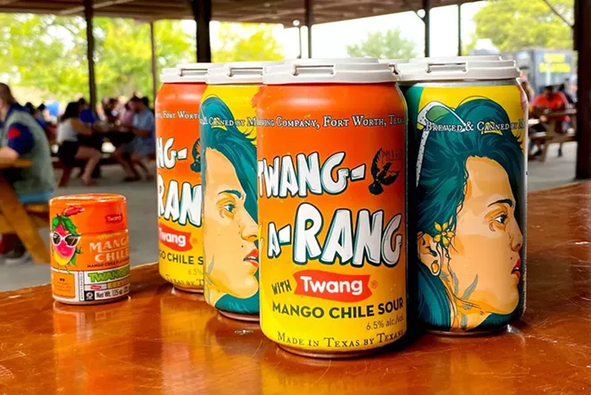 San Antonio-based Twang has partnered with Martin House Brewing Co. for Twang-a-Rang, a mango chili beer. - PHOTO COURTESY MARTIN HOUSE BREWING CO.