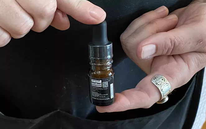 Legal experts warn that Delta-8, which includes limited amounts of THC, isn’t so much legal in Texas as it is operating in an unregulated space. - SANFORD NOWLIN