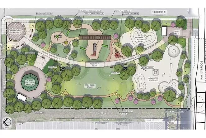 Civil engineering company Dunaway has released plans for long-awaited Berkley V. And Vincent M. Dawson Park design. - PHOTO COURTESY DUNAWAY ASSOCIATES