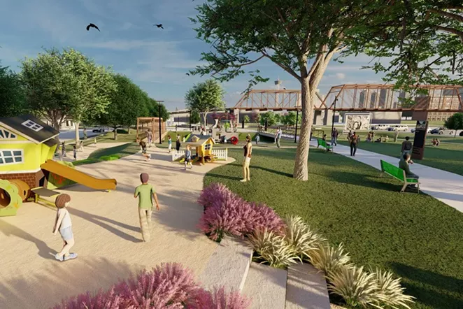 Civil engineering company Dunaway has released plans for long-awaited Berkley V. And Vincent M. Dawson Park design. - PHOTO COURTESY DUNAWAY ASSOCIATES