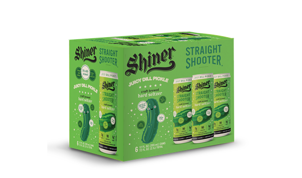 Shiner Beer has released a new Juicy Dill Pickle Straight Shooter hard seltzer. - PHOTO COURTESY SHINER BEER
