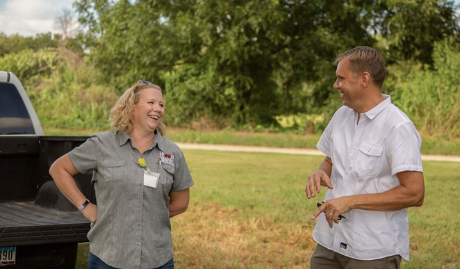 Chefs Kelly Daughety (left) and John Brand and will represent San Antonio at the international Alba White Truffle Fair in Alba, Italy next month. - INSTAGRAM / THEHOTELEMMA