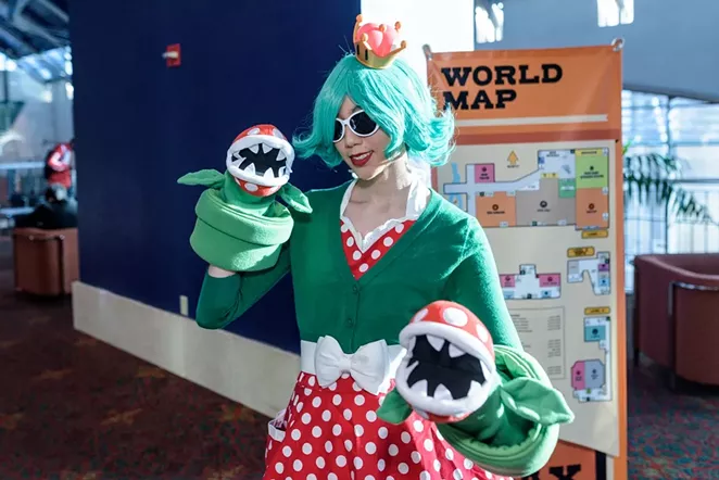 A cosplayer poses at PAX South in 2020. - JAIME MONZON