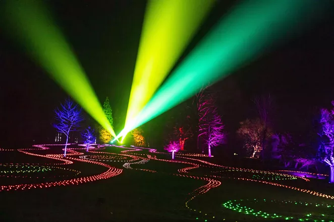 Lightscape will bring seasonal cheer to the San Antonio Botanical Garden starting Nov. 19. - COURTESY OF SAN ANTONIO BOTANICAL GARDEN