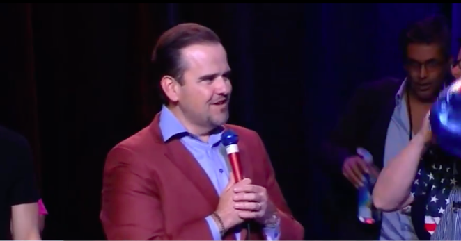 Cornerstone Church Senior Pastor Matt Hagee speaks at the Reawaken America Tour. - SCREEN CAPTURE: TWITTER / @BRIANKAYLOR