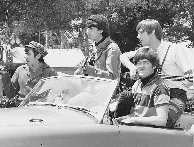 San Antonio native Mike Nesmith (second from left) got a taste of fame with the Monkees but went on to a litany of other artistic pursuits. - PHOTO VIA WIKIMEDIA COMMONS / NBC TELEVISION