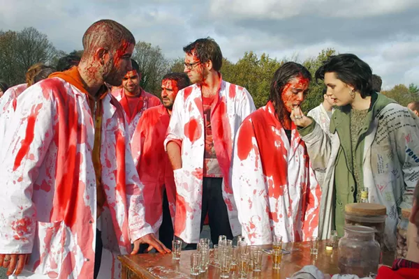 Justine is forced to eat meat for the first time in a college hazing ritual. - FOCUS WORLD