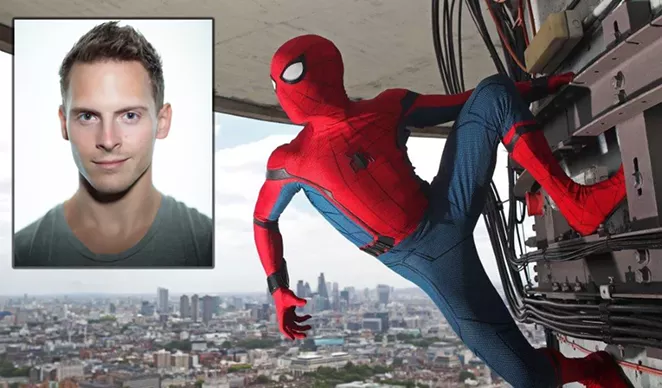 Churchill High School graduate Chris Silcox was tapped last year to be one of three stunt doubles for Spider-Man in the newest film of the franchise, Spider-Man: Homecoming. - MARVEL STUDIOS/IMDB.COM