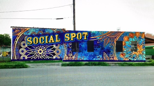 Renderings of murals coming in the future at the Social Spot. - COURTESY OF SERGIO ACOSTA