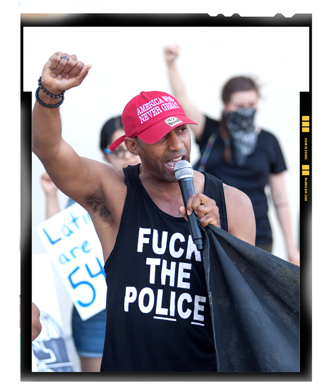 Black Lives Matter demonstration during 2017 May Day protest