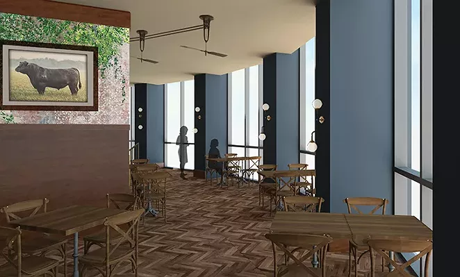 Rendering of Range - COURTESY OF THE DADO GROUP